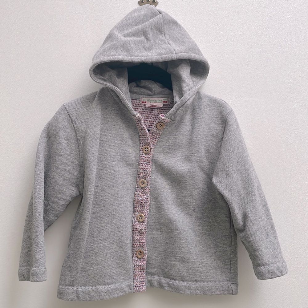 Bonpoint toddler hoodie sweatshirt sweater sz 2T‎
